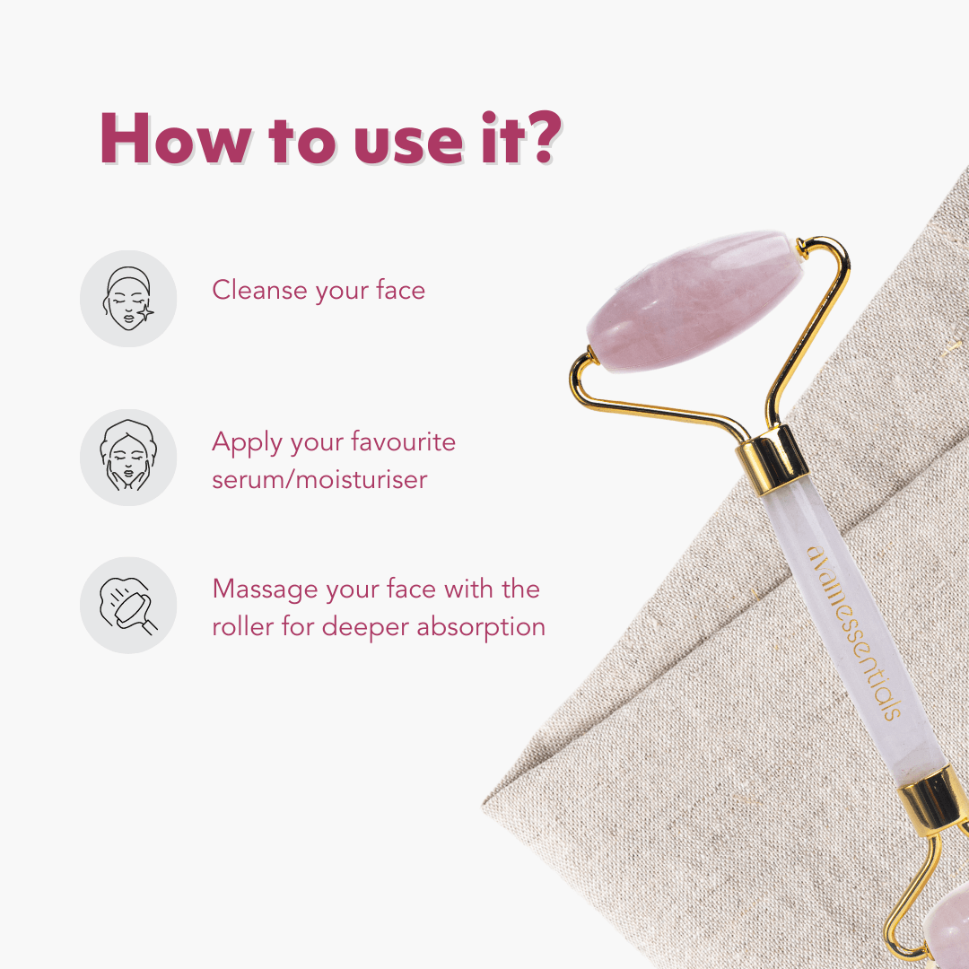 Rose Quartz Roller For Face
