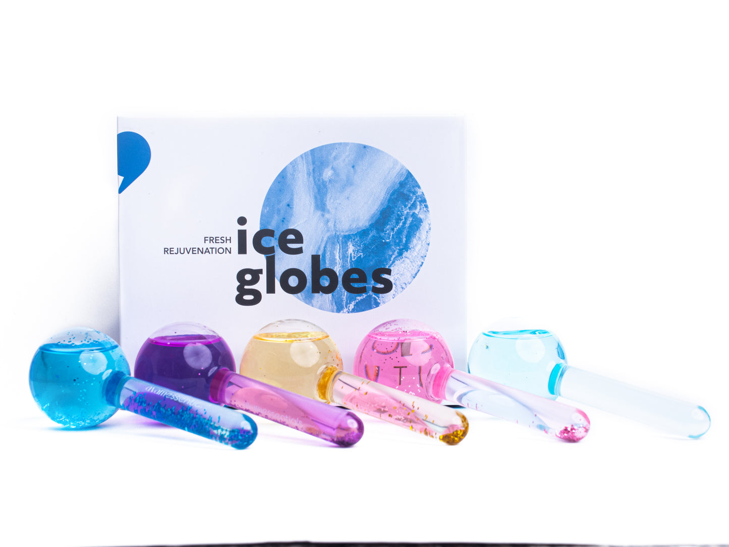 Ice Globes for Face: 5-Minute Facial Ice Massager for Depuffing