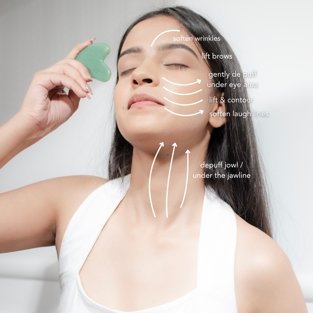 Jade Gua Sha For Face Lifting