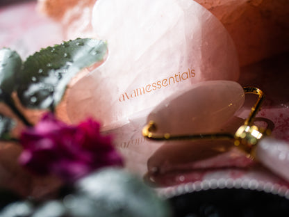 Rose Quartz Gua Sha For Face Lifting