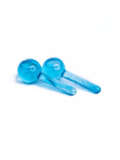 Ice Globes for Face: 5-Minute Facial Ice Massager for Depuffing