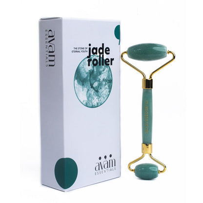 Jade Gua Sha, Jade Facial Roller, & Serum Gift set